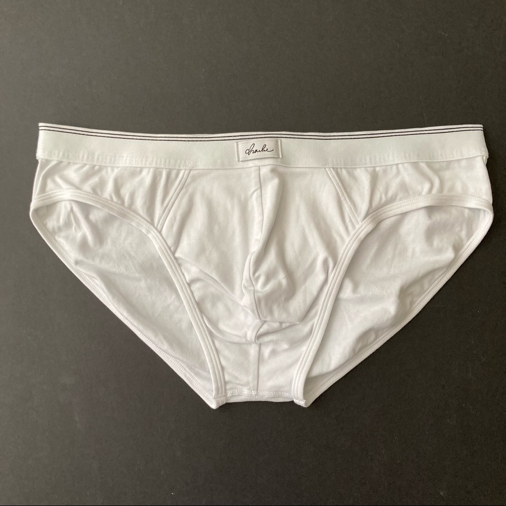 Charlie by MZ white classic brief - XL